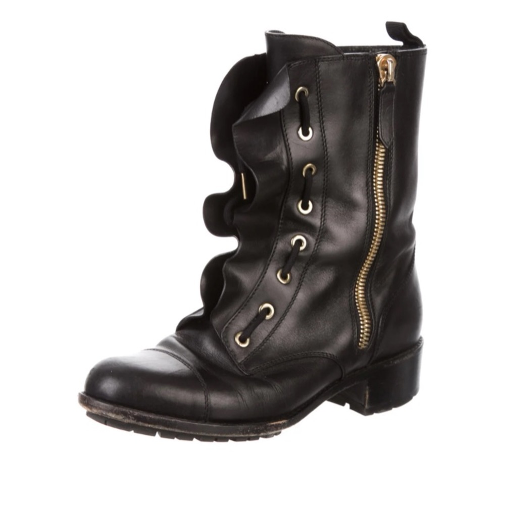 Valentino combat boots